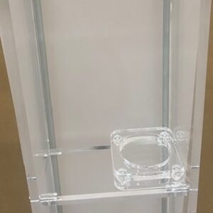 Posavasos móvil en bandeja central
