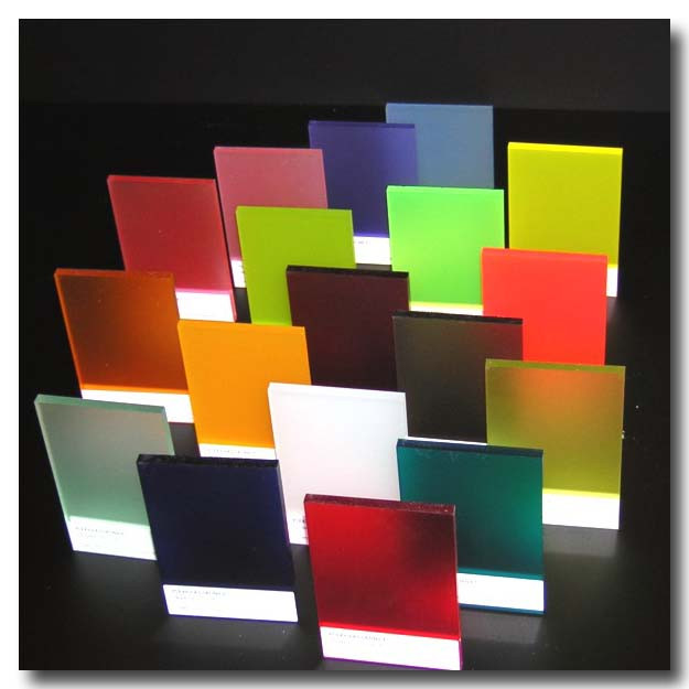 Plancha de Metacrilato transparente colores