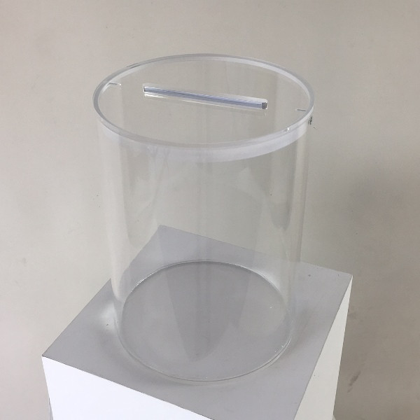 Urna de metacrilato tubo: Consigue la mejor urna para donaciones