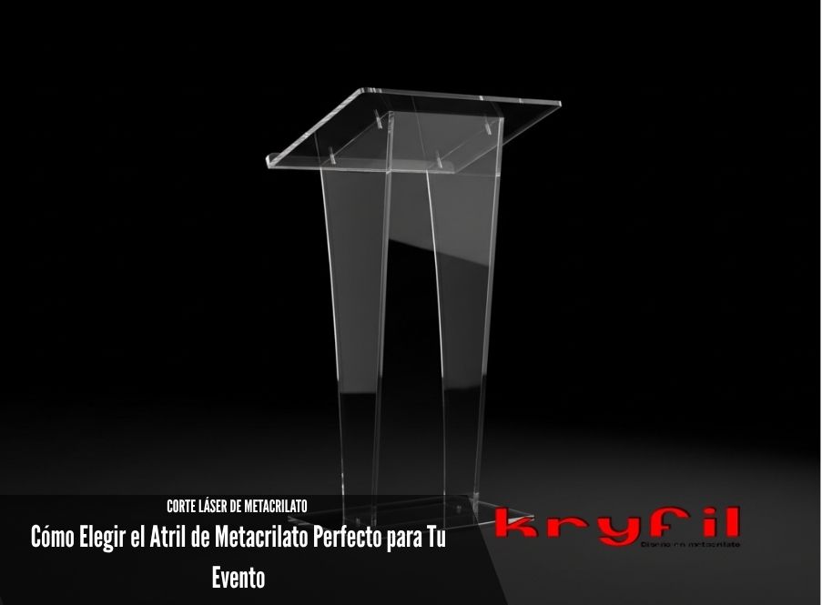 Atril de Metacrilato