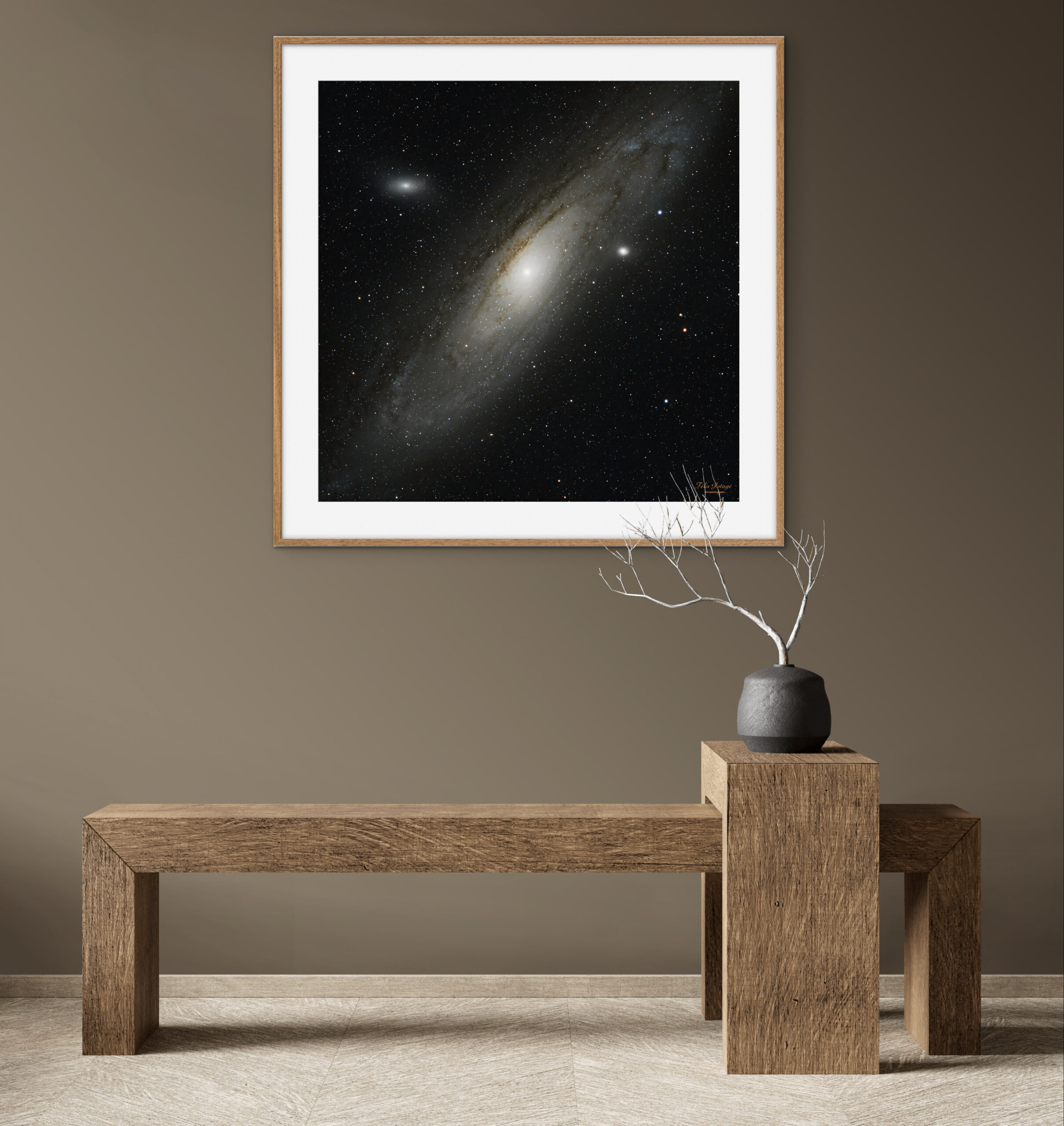 Galaxia Andrómeda decoración
