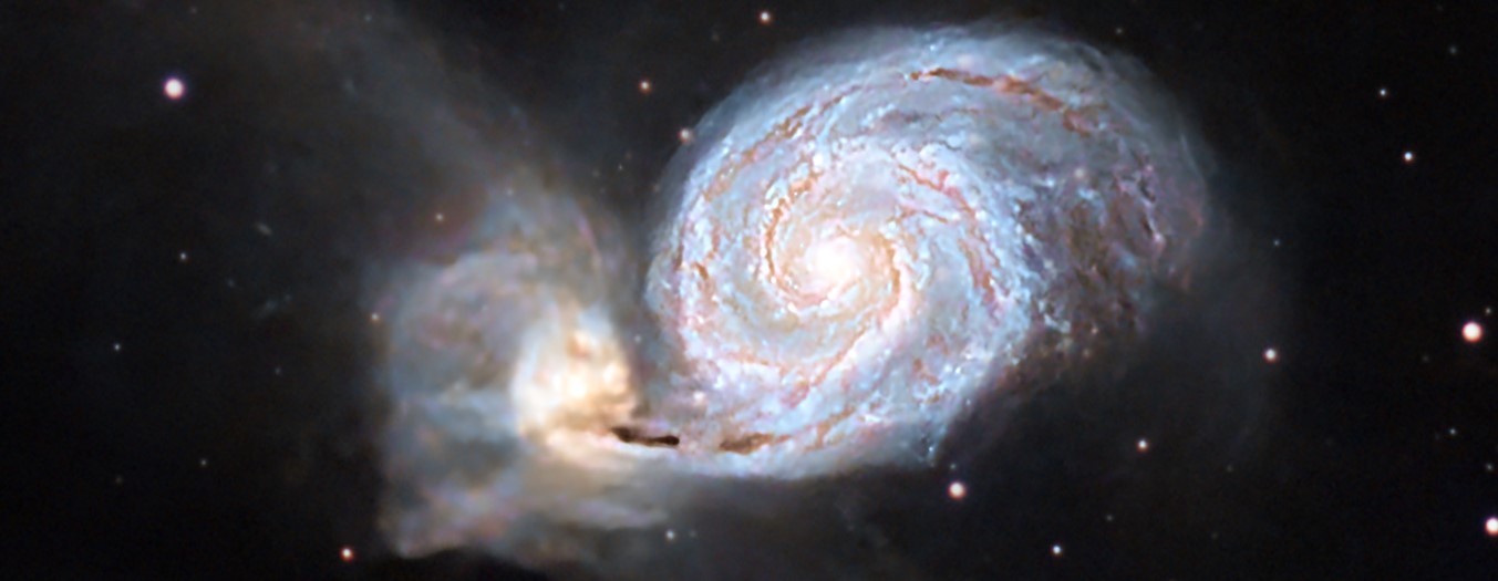 Arte cósmico - Galaxia del Remolino